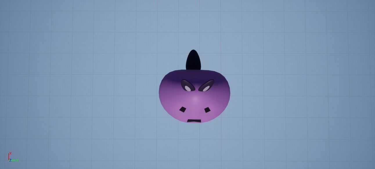 Low-poly 3D Creature Model bunny in sky Low-poly 3D model_4