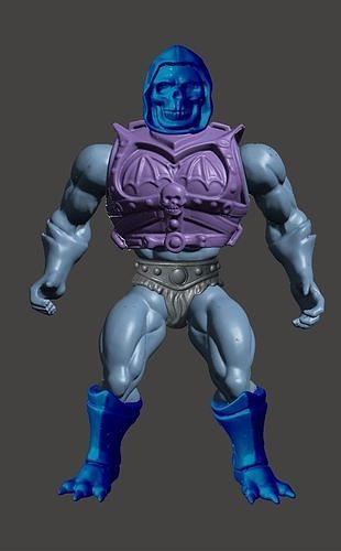 Skeletor battle armor 3D print model