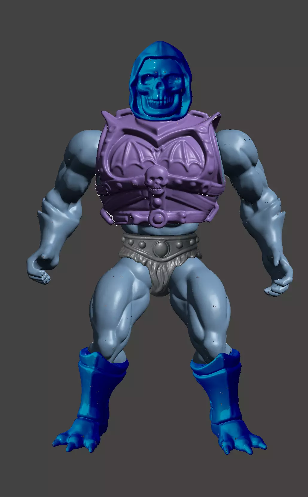 Skeletor battle armor 3D print model_0