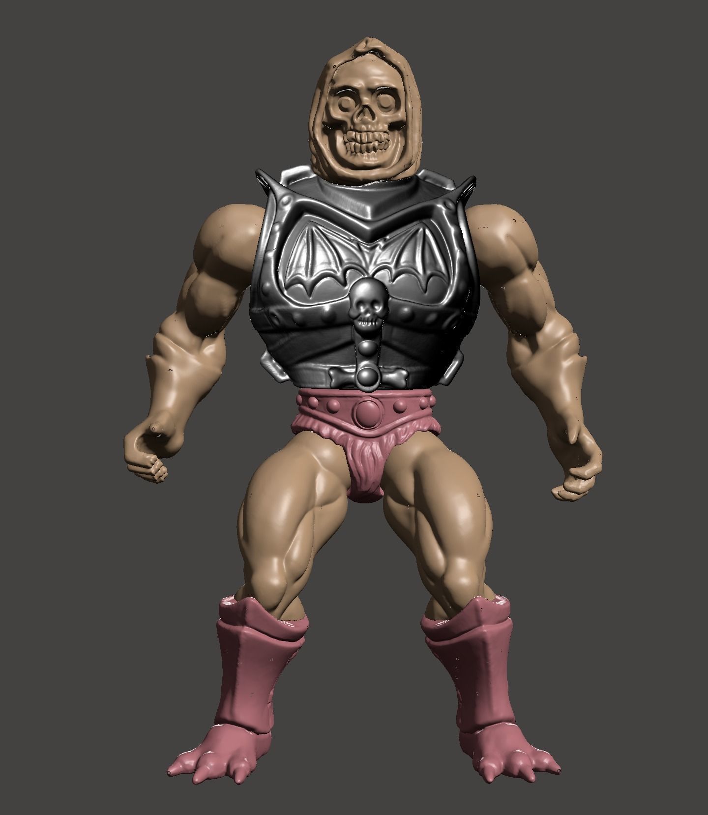 Skeletor battle armor 3D print model_1
