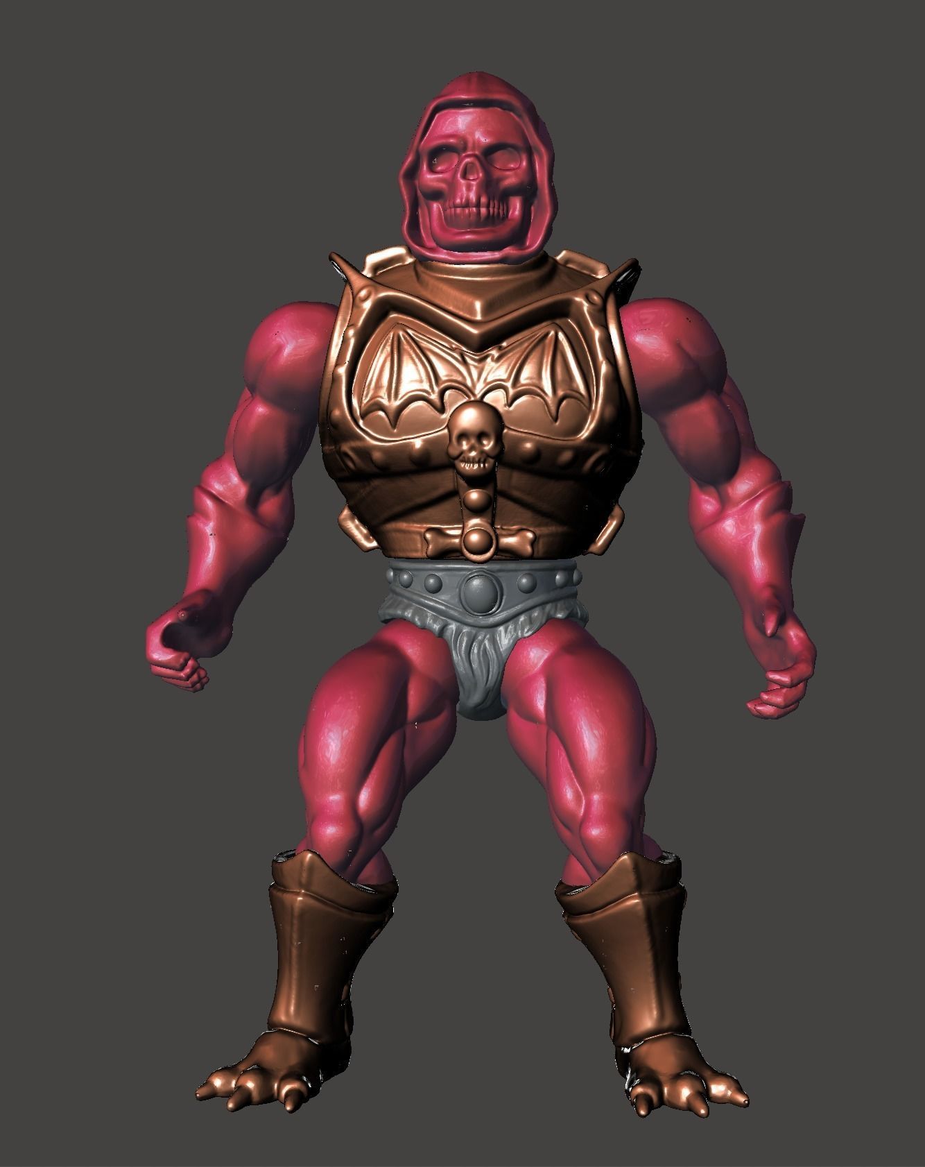 Skeletor battle armor 3D print model_7