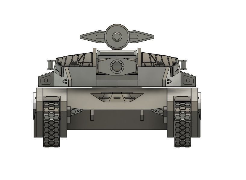 1-100 Linear tank 3D print model_8