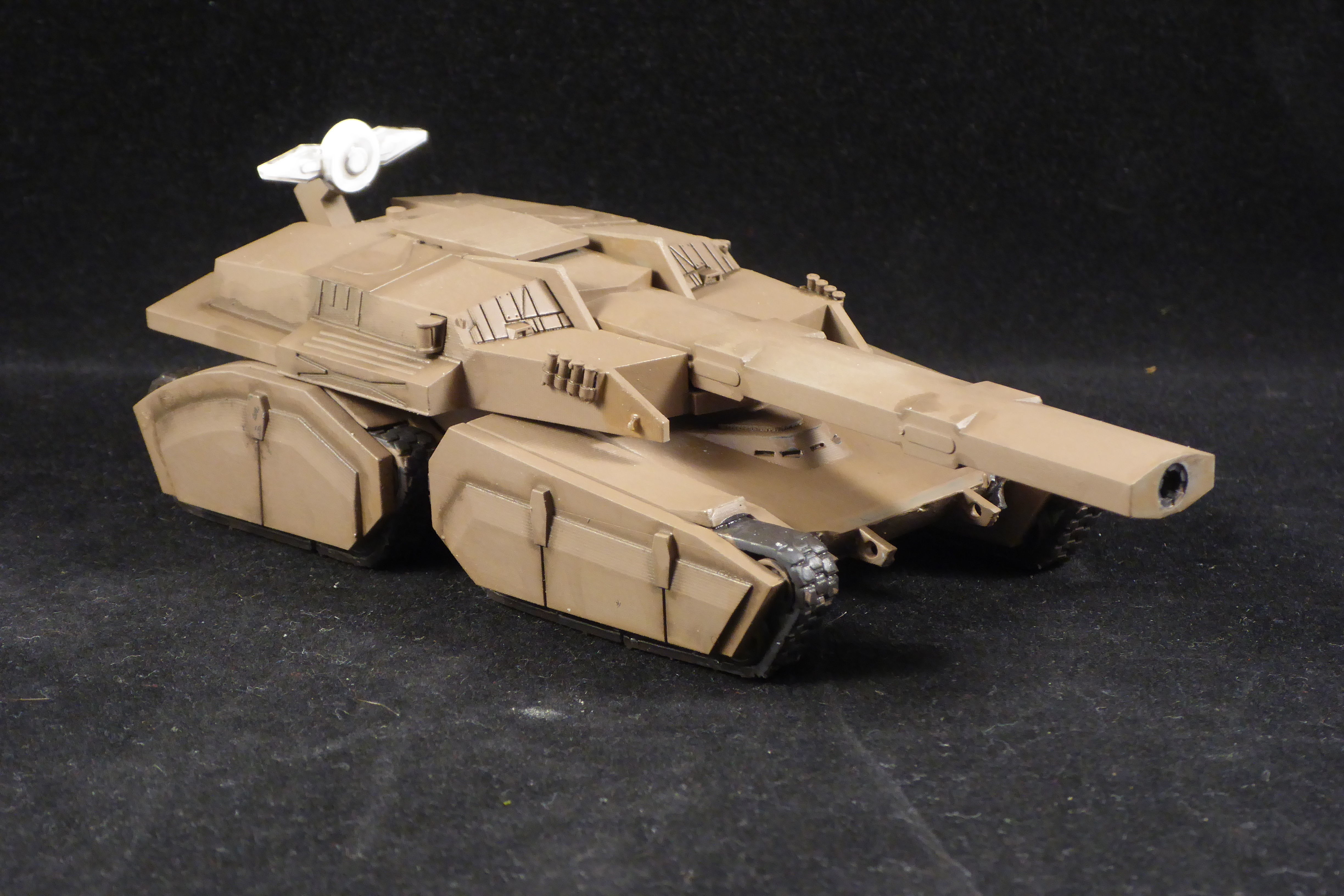 1-100 Linear tank 3D print model_3