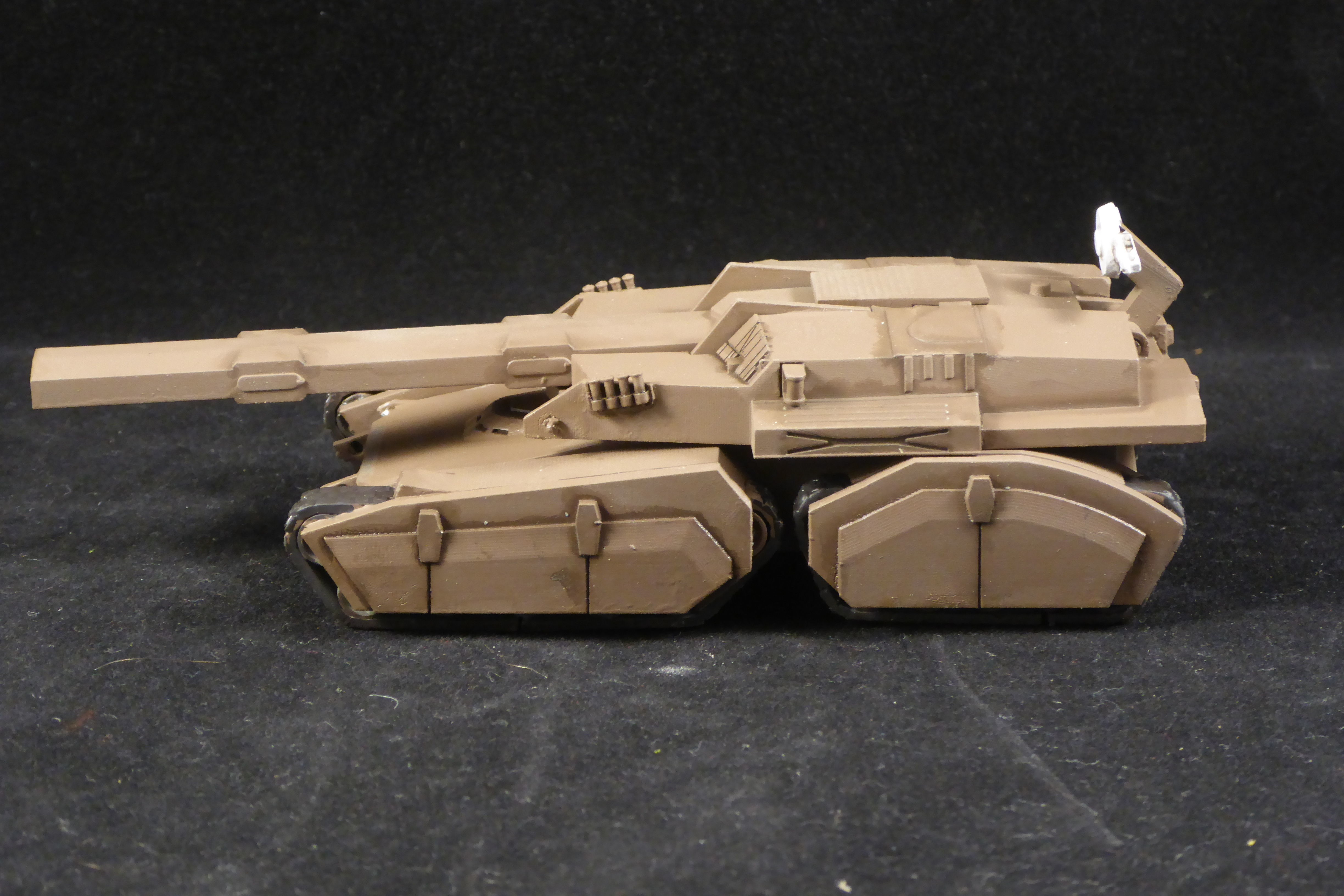 1-100 Linear tank 3D print model_6