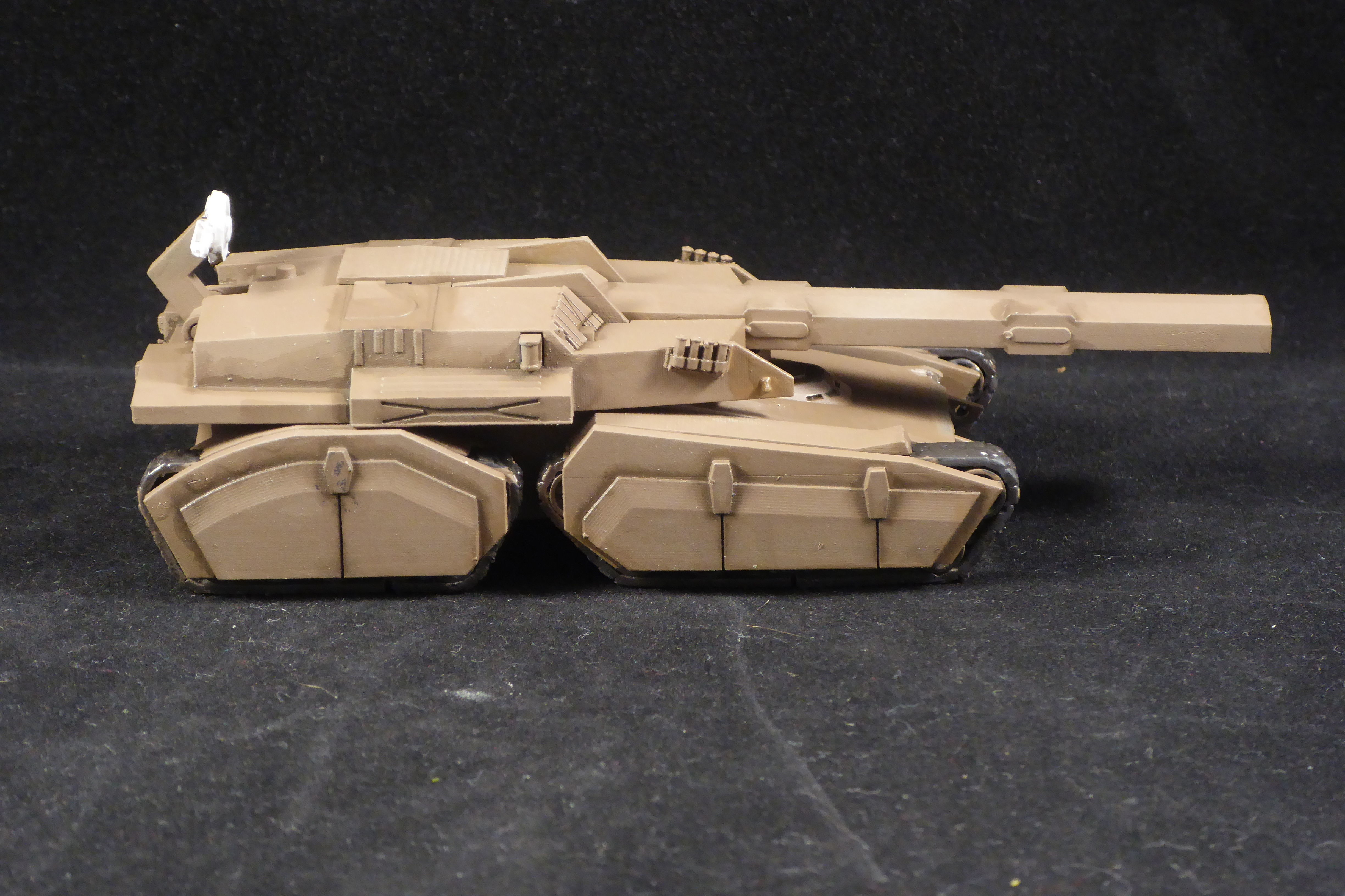 1-100 Linear tank 3D print model_4