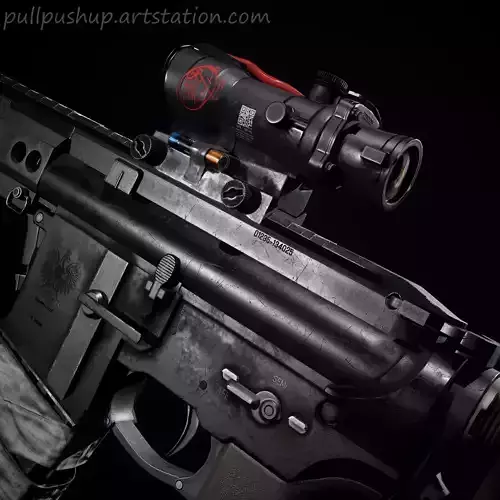 Game Ready Assult Rifle  Customized