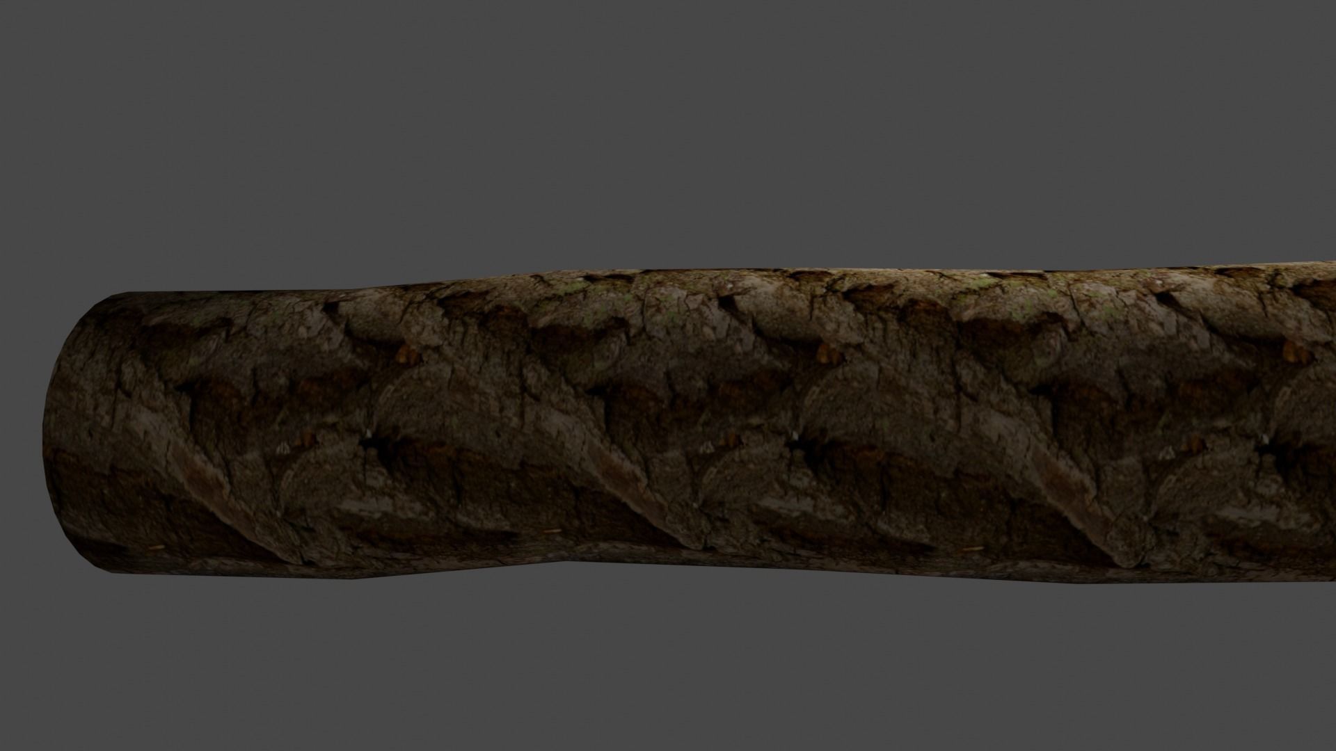three logs Free low-poly 3D model_7