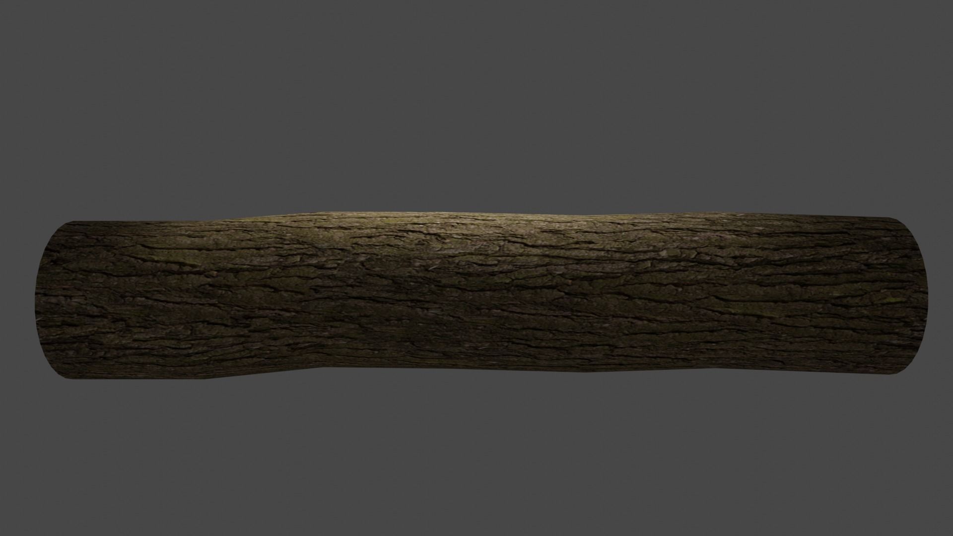 three logs Free low-poly 3D model_4