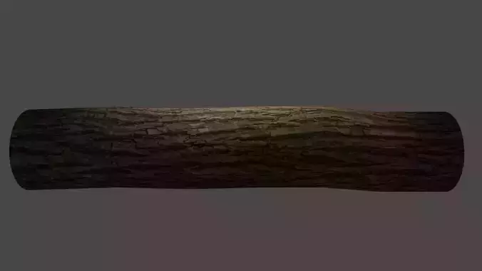 three logs Free low-poly 3D model