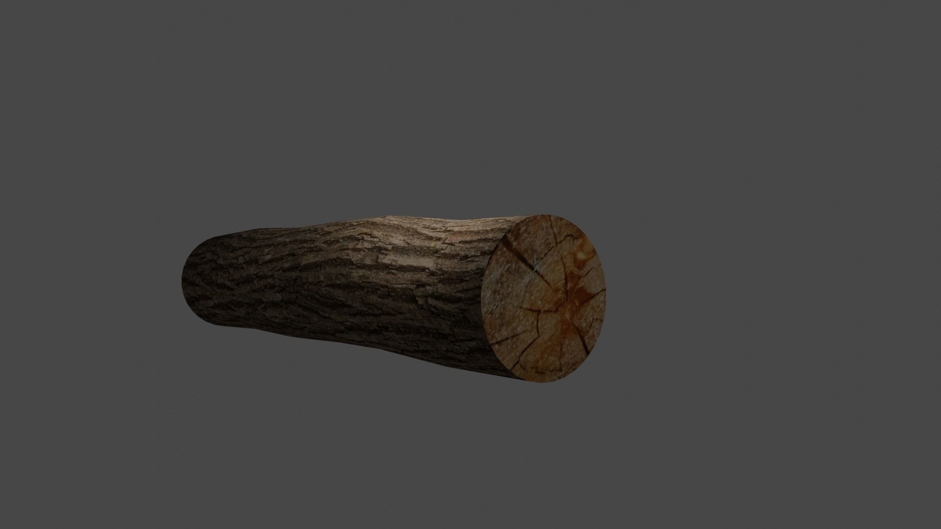 three logs Free low-poly 3D model_2