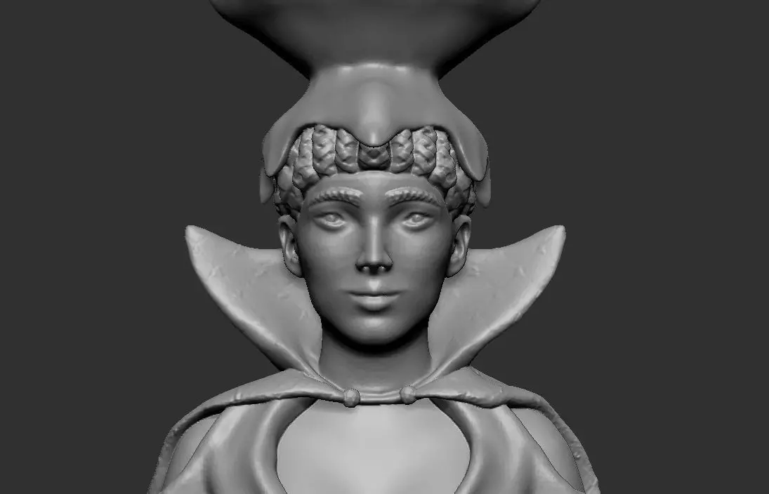 3DModel Female Sculpture Base Mesh 3D model