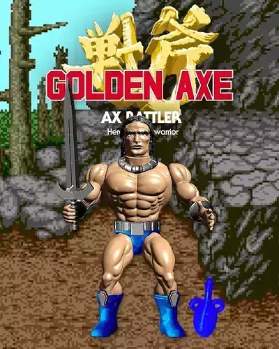 AX BATTLER GOLDEN AXE 3D print model
