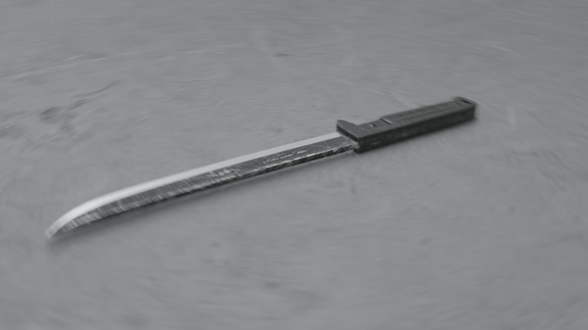 Knife 3D model_7