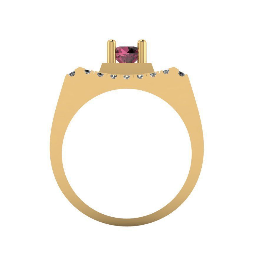 3d-model ring diamond and ruby engagement 3D print model_6