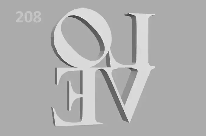 P208-E love 3D model