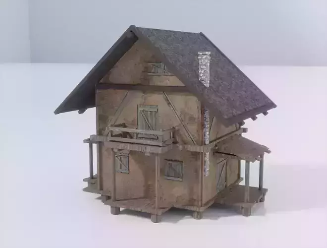 MEDIEVAL HOUSE with interior