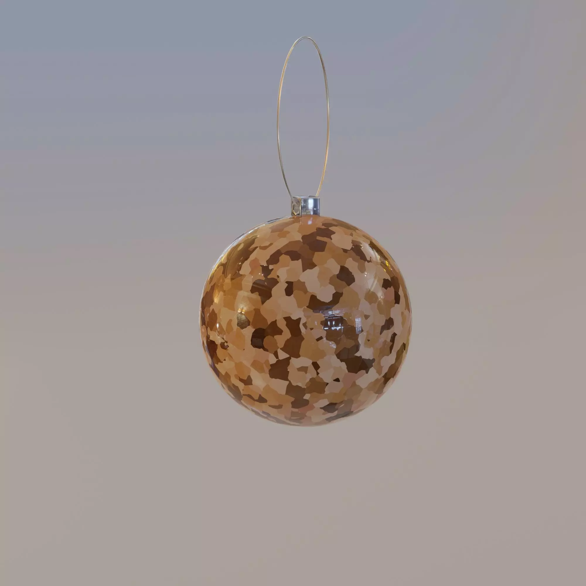 Christmas Tiger Ball 3D model