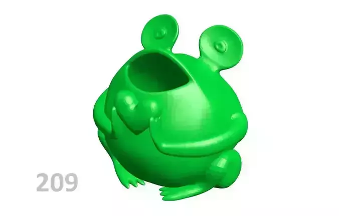 P-P209 frog with heart