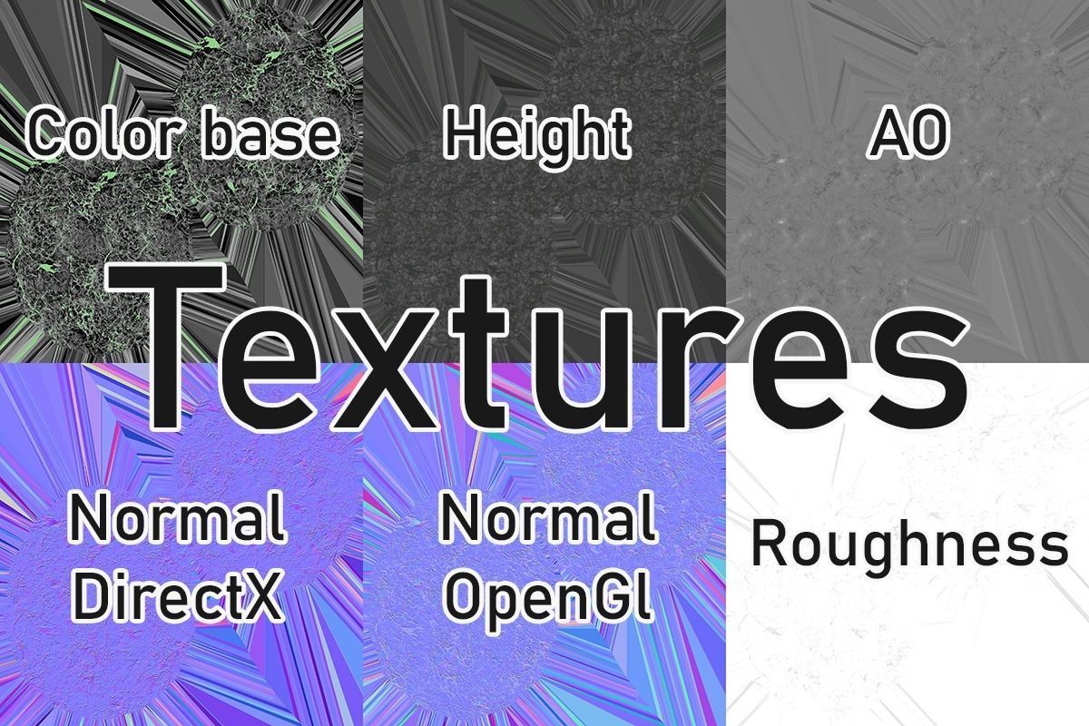 Creature egg Low-poly 3D model_15