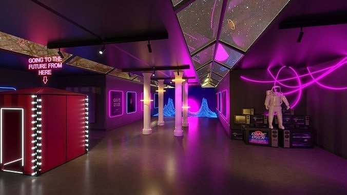  NFT Art Gallery 3D model