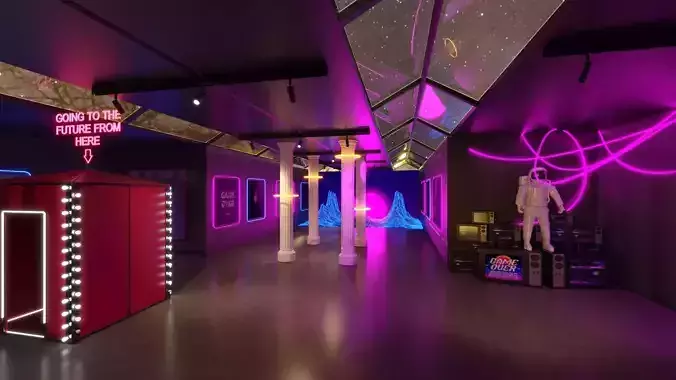 NFT Art Gallery 3D model