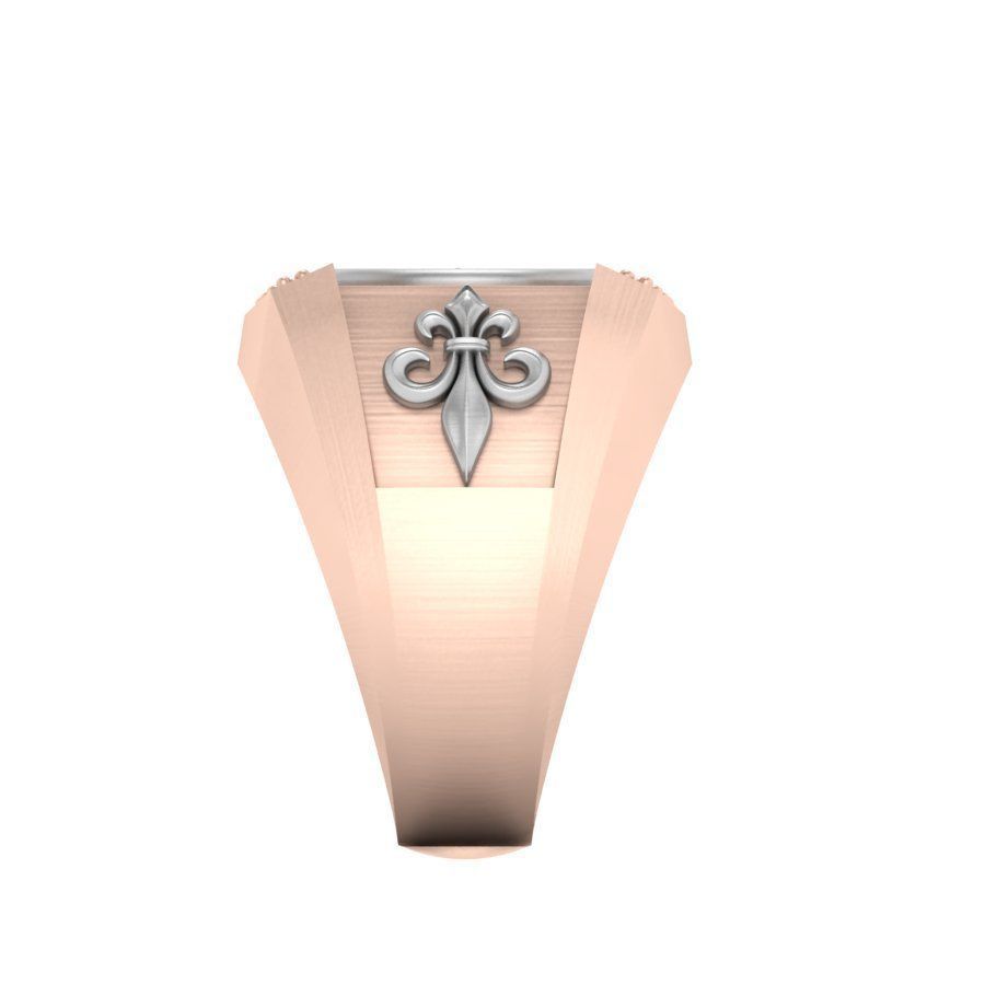 3d-model ring rose gold with ruby stones 3D print model_14