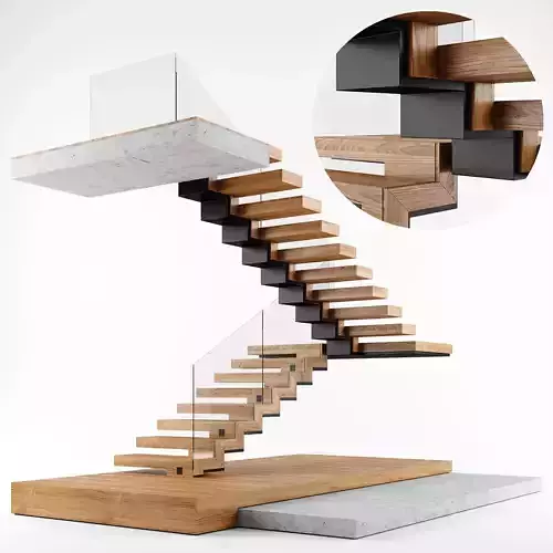Modern interior stair 02