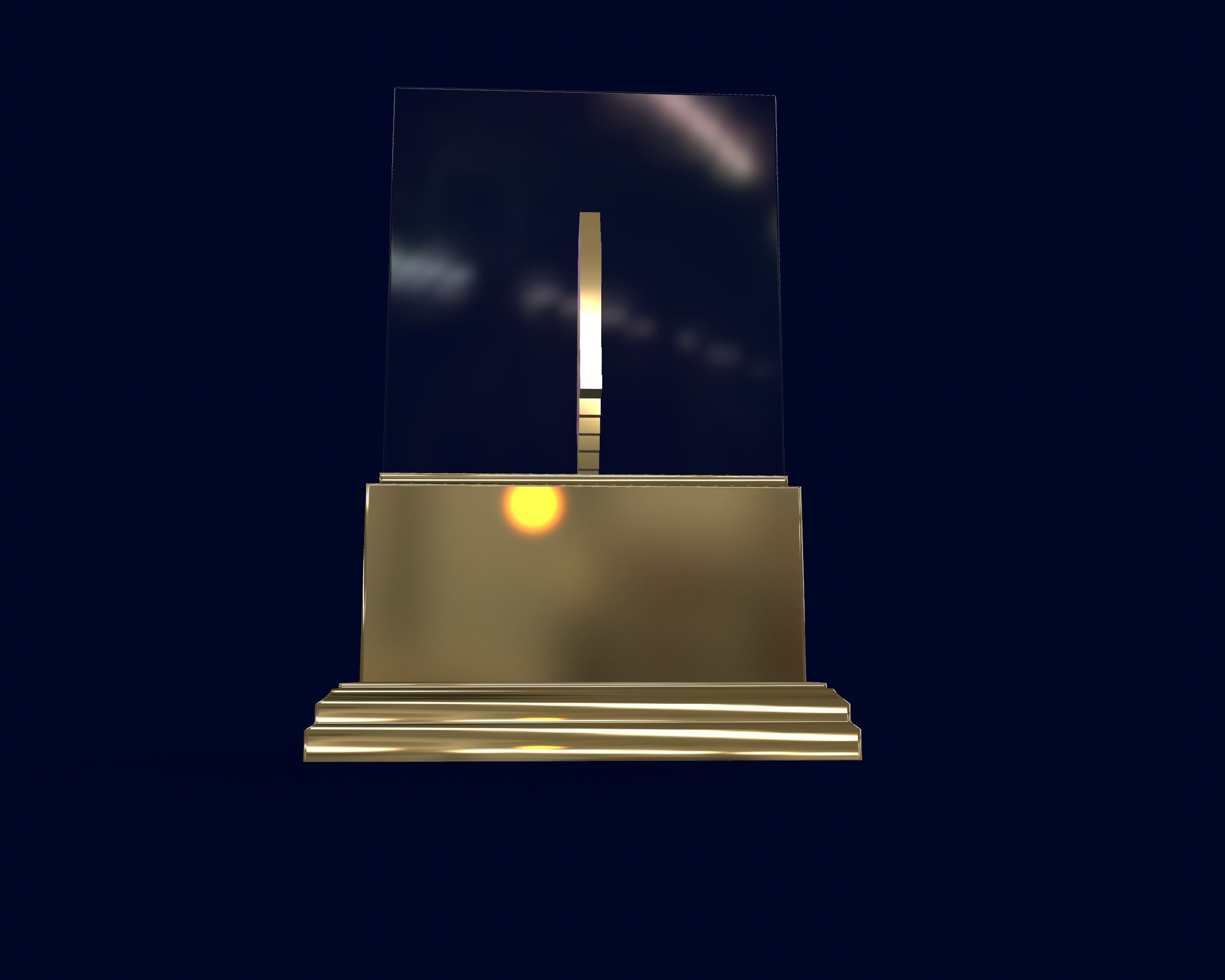 Gold punk 3D model_11