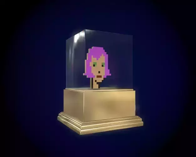 Gold punk 3D model