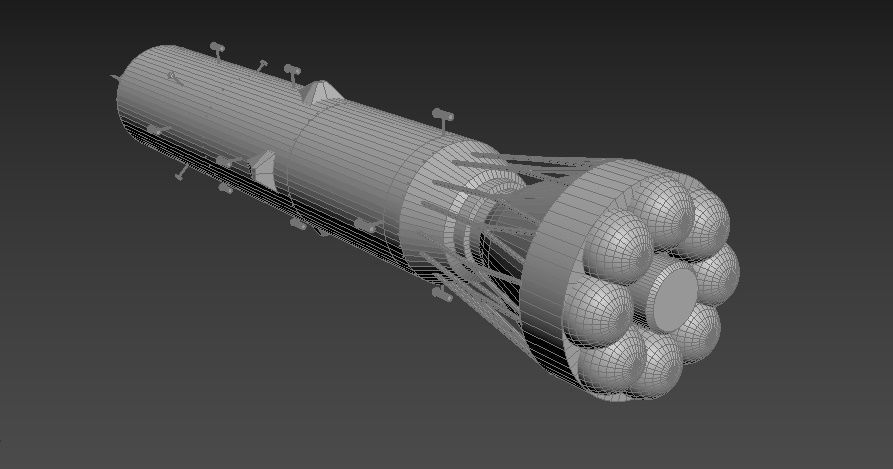 Sea Dragon Low-poly 3D model_1