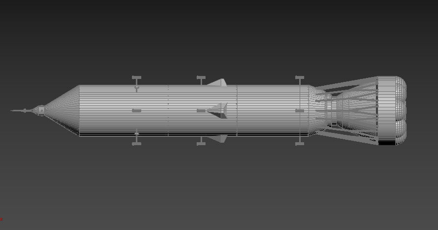 Sea Dragon Low-poly 3D model_16