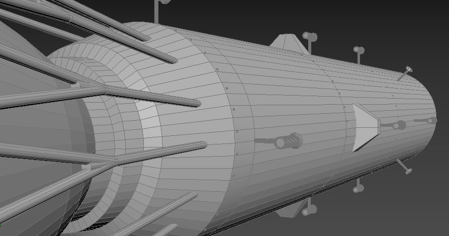 Sea Dragon Low-poly 3D model_2