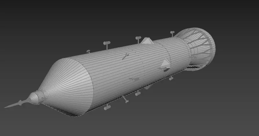 Sea Dragon Low-poly 3D model_0