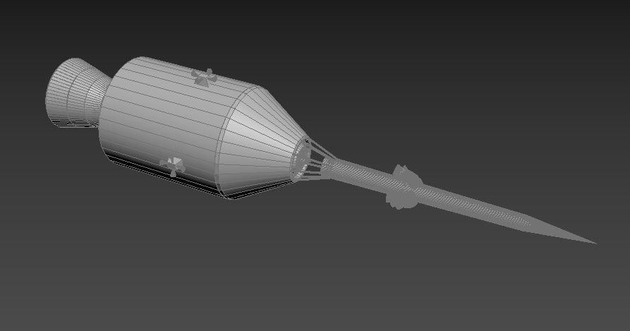 Sea Dragon Low-poly 3D model_8