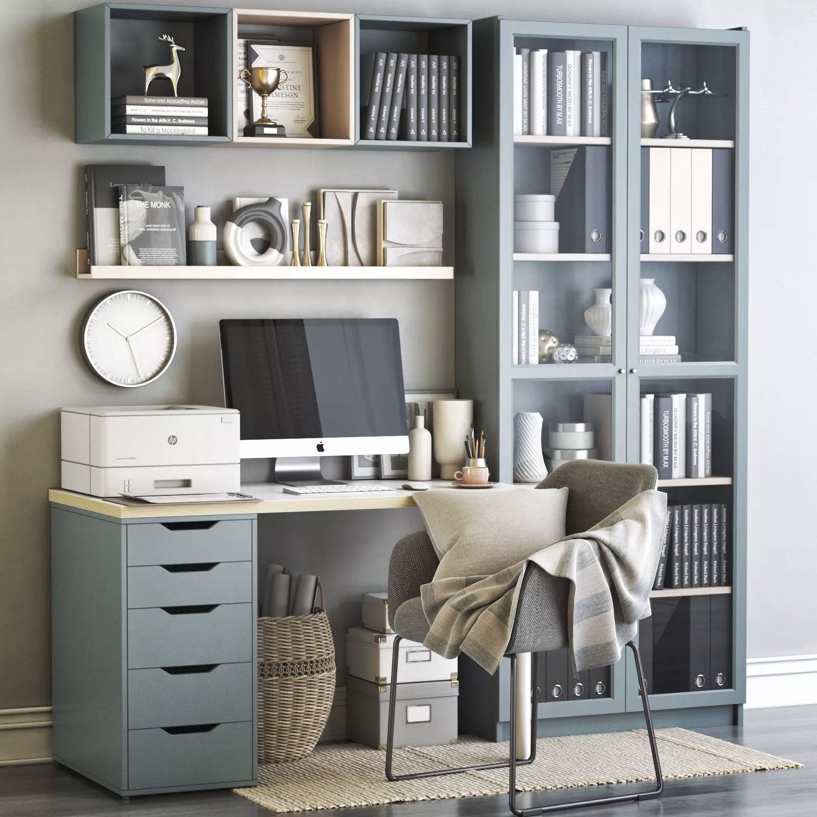 Office workplace 96 3D model