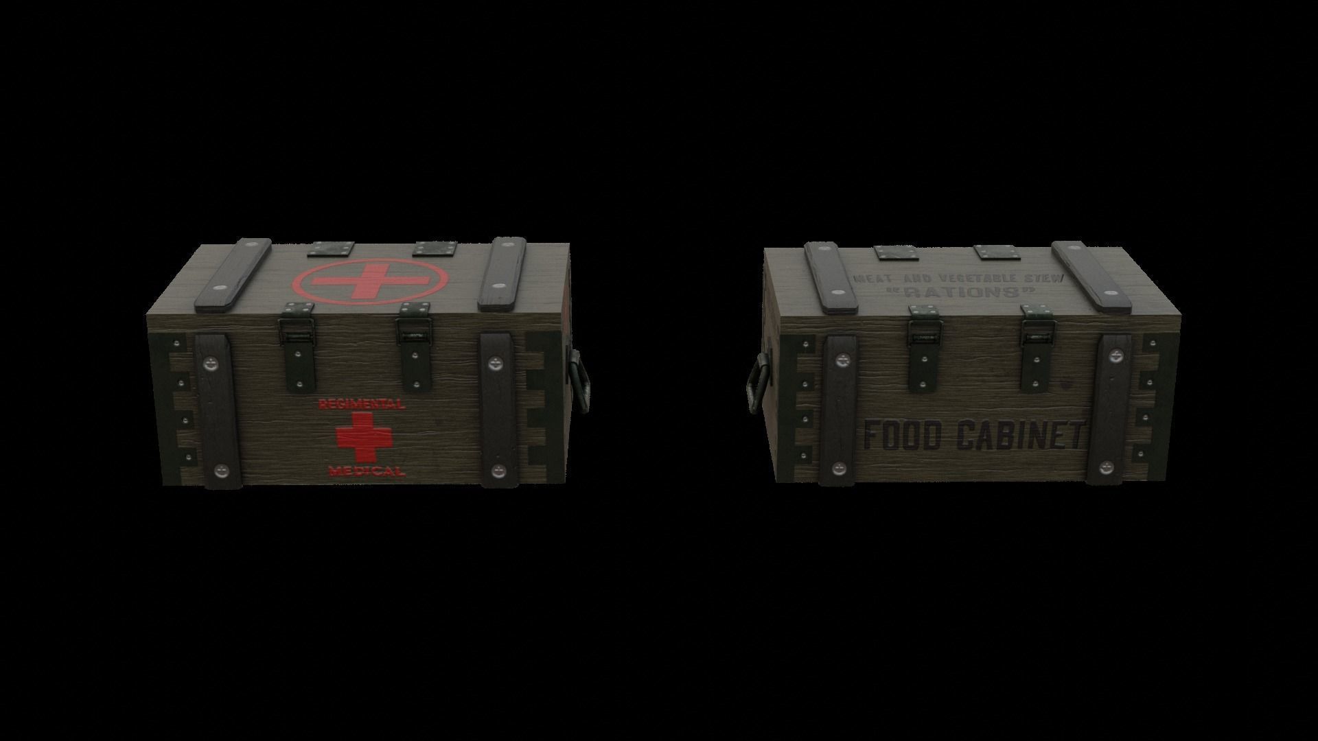 Base Camp - Asset Pack Low-poly 3D model_20