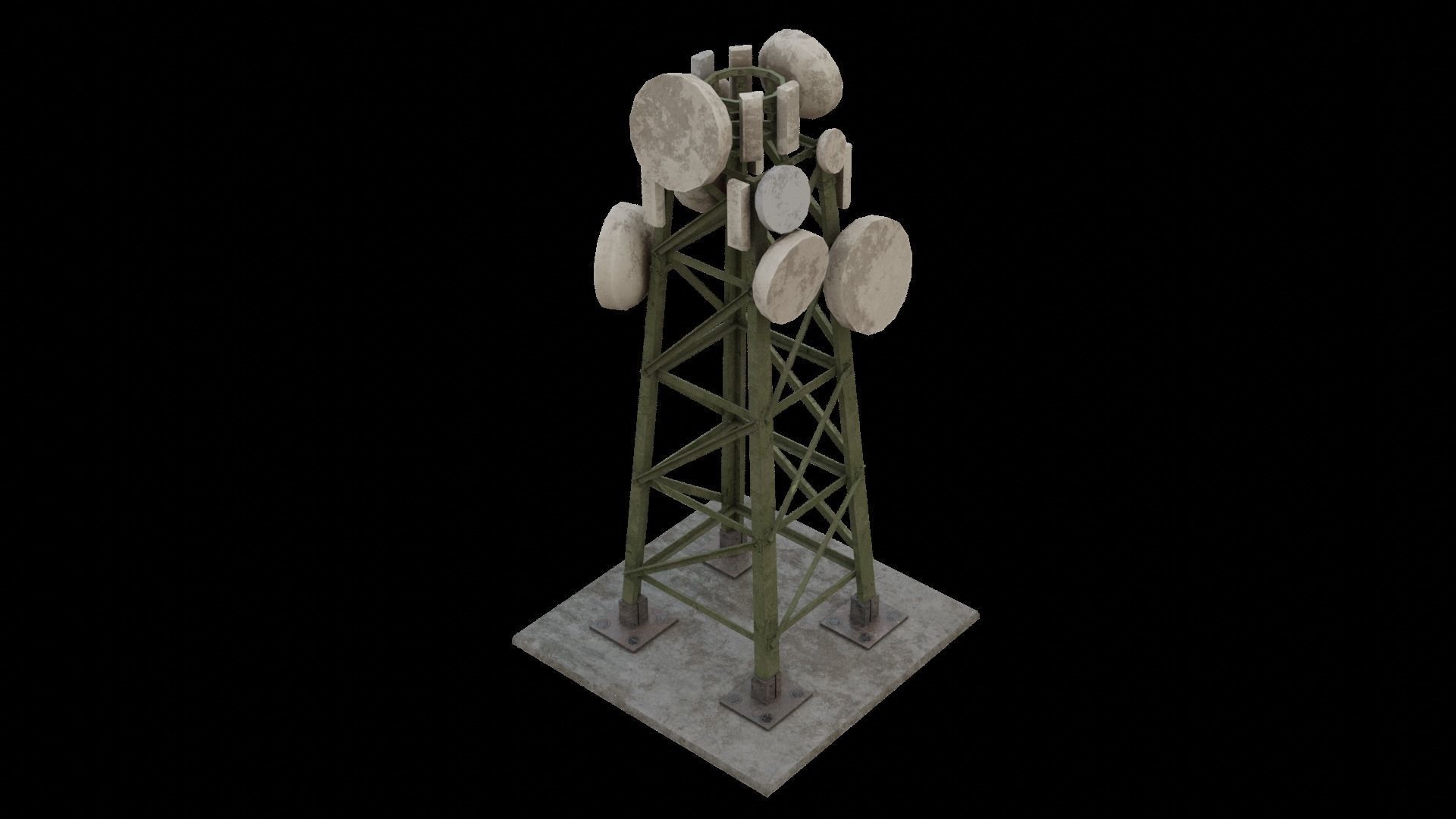 Base Camp - Asset Pack Low-poly 3D model_7