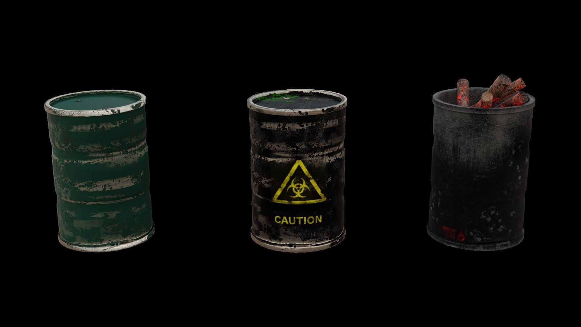 Base Camp - Asset Pack Low-poly 3D model_19