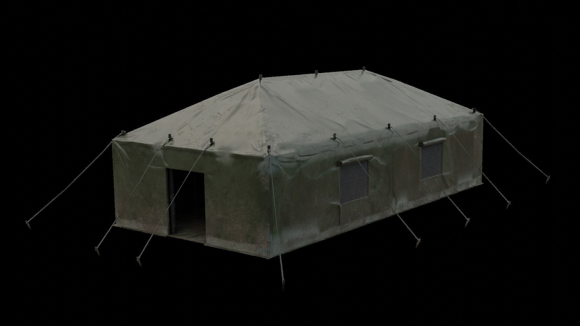 Base Camp - Asset Pack Low-poly 3D model_9