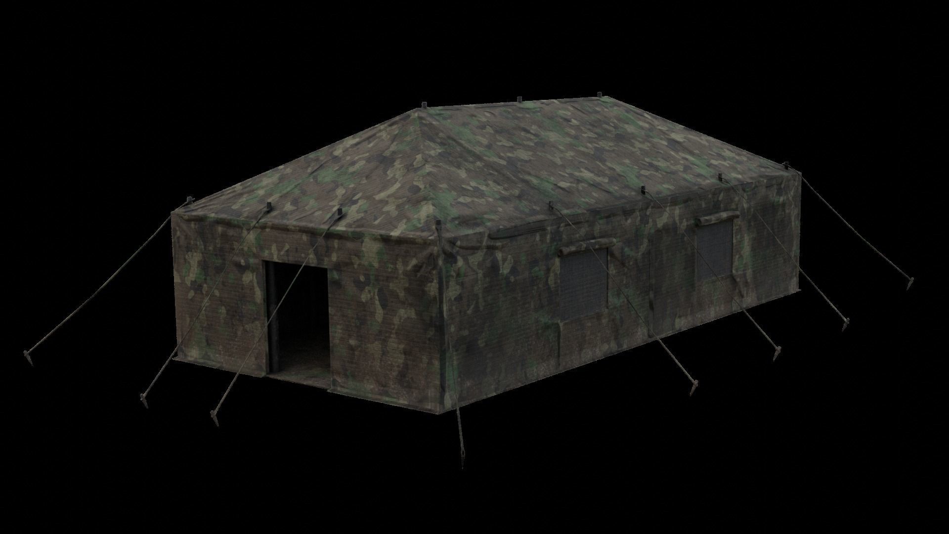 Base Camp - Asset Pack Low-poly 3D model_10