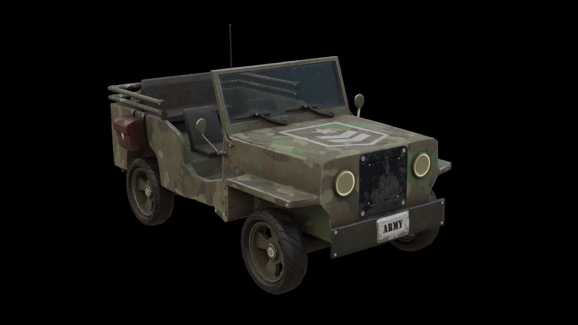 Base Camp - Asset Pack Low-poly 3D model_6