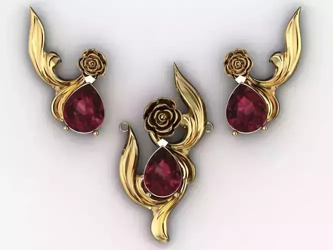 rose flower set