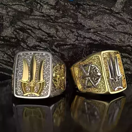 Ring Ukrainian Trident
