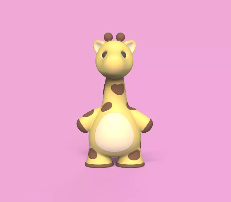 Little Giraffe 3D print model