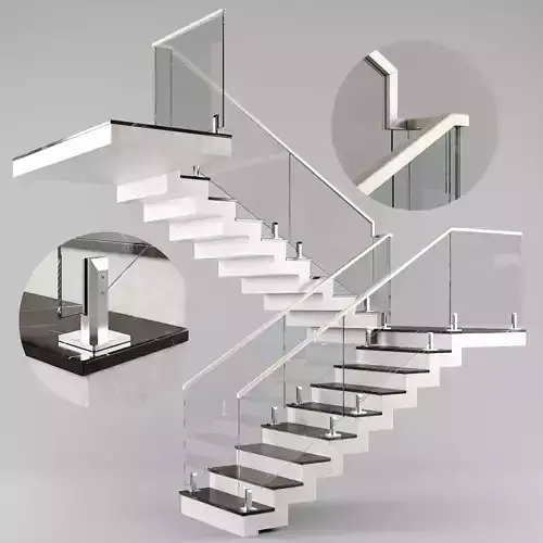 Modern interior stair 03