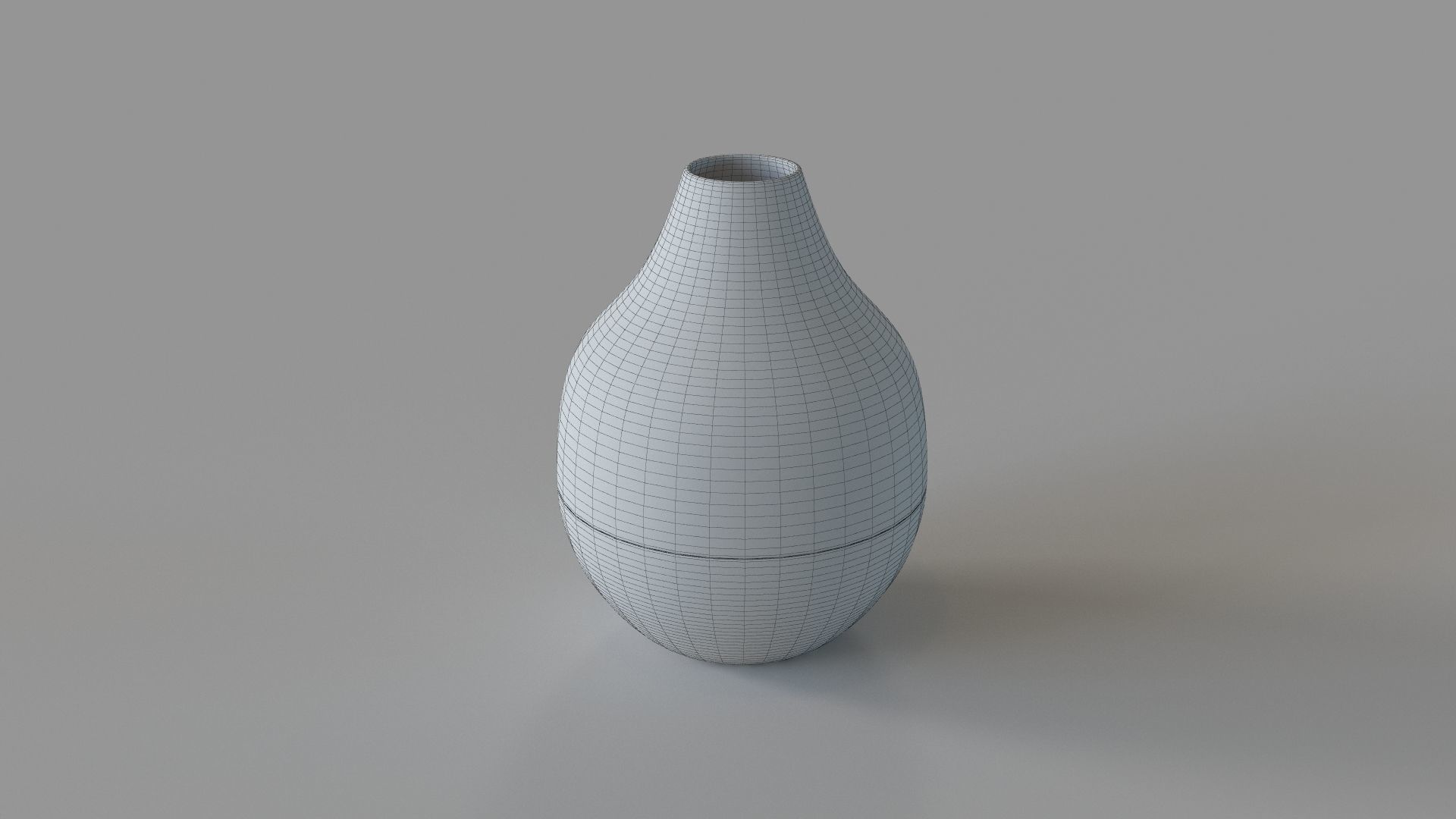 Bringham Large Metal Vase 3D model_1