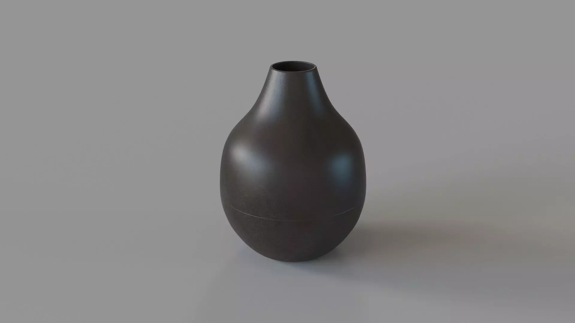 Bringham Large Metal Vase 3D model_0