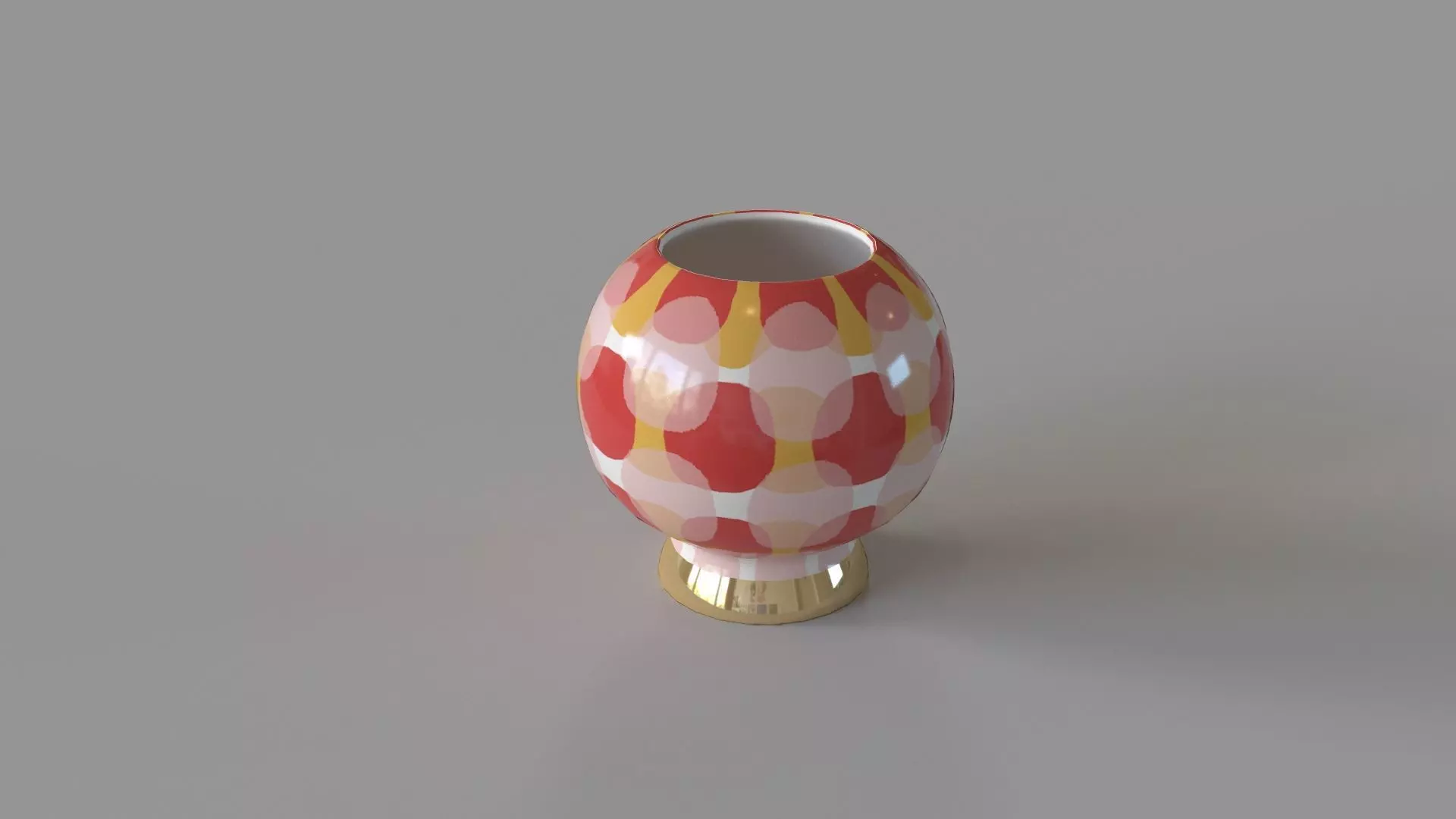 Boca Vase Pink 3D model_0