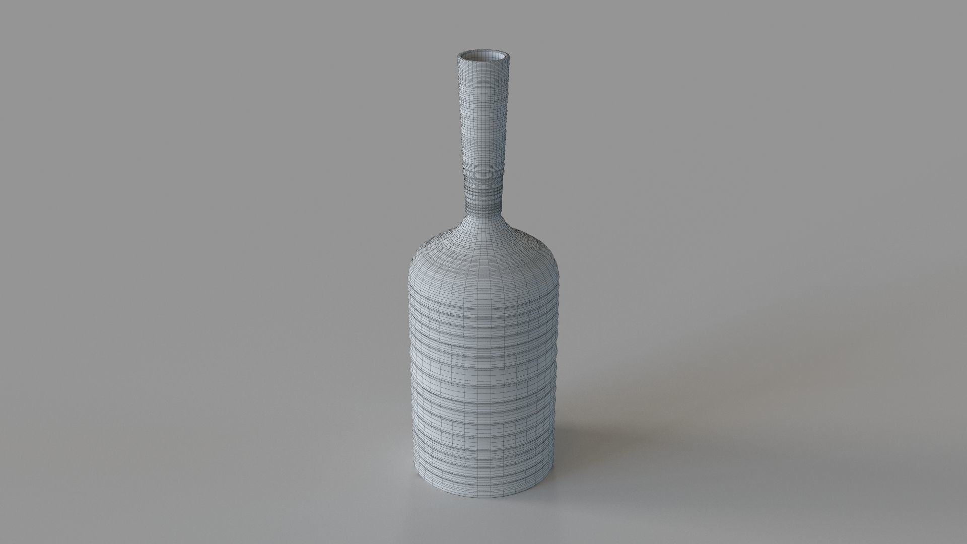 Axle White Vase 3D model_1