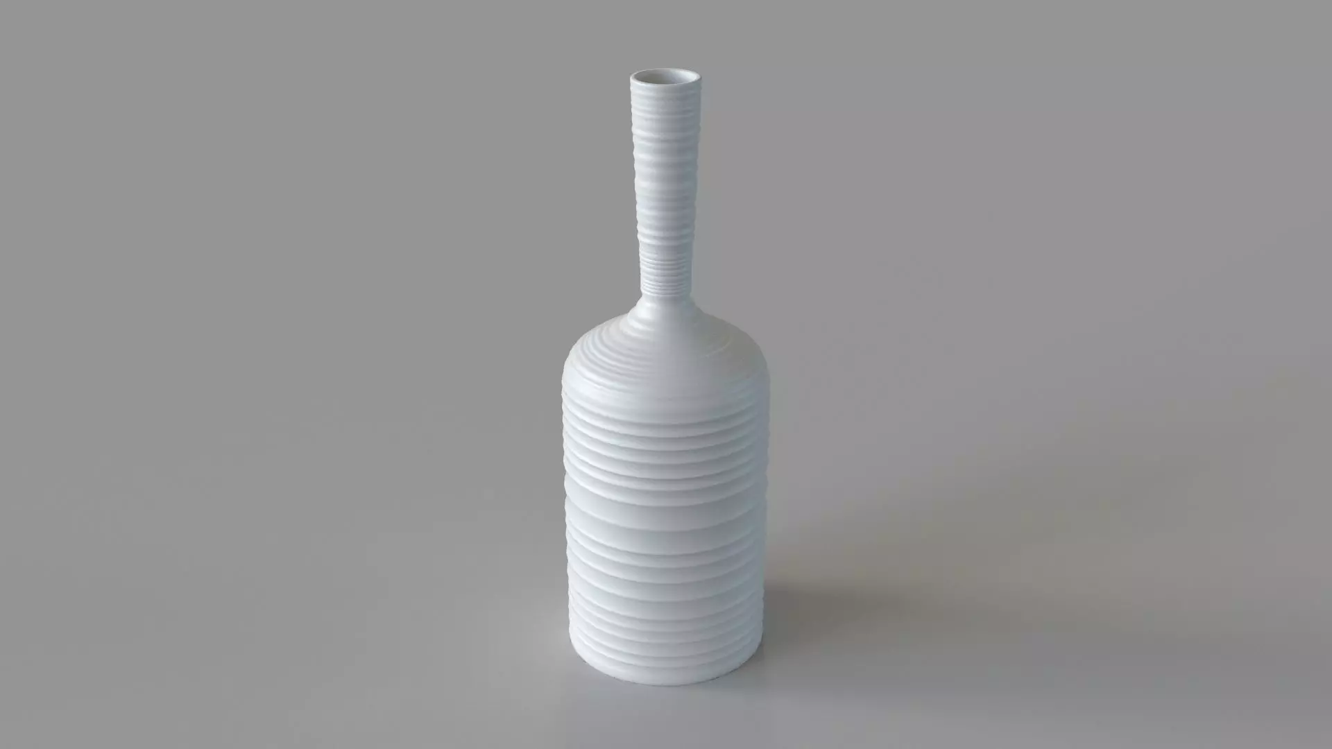Axle White Vase 3D model_0